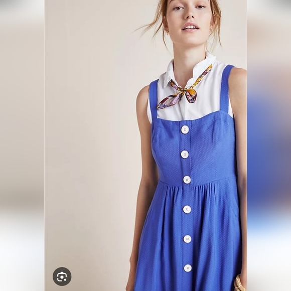 Anthropologie Maeve Rosemary Midi Dress - Picture 4 of 10